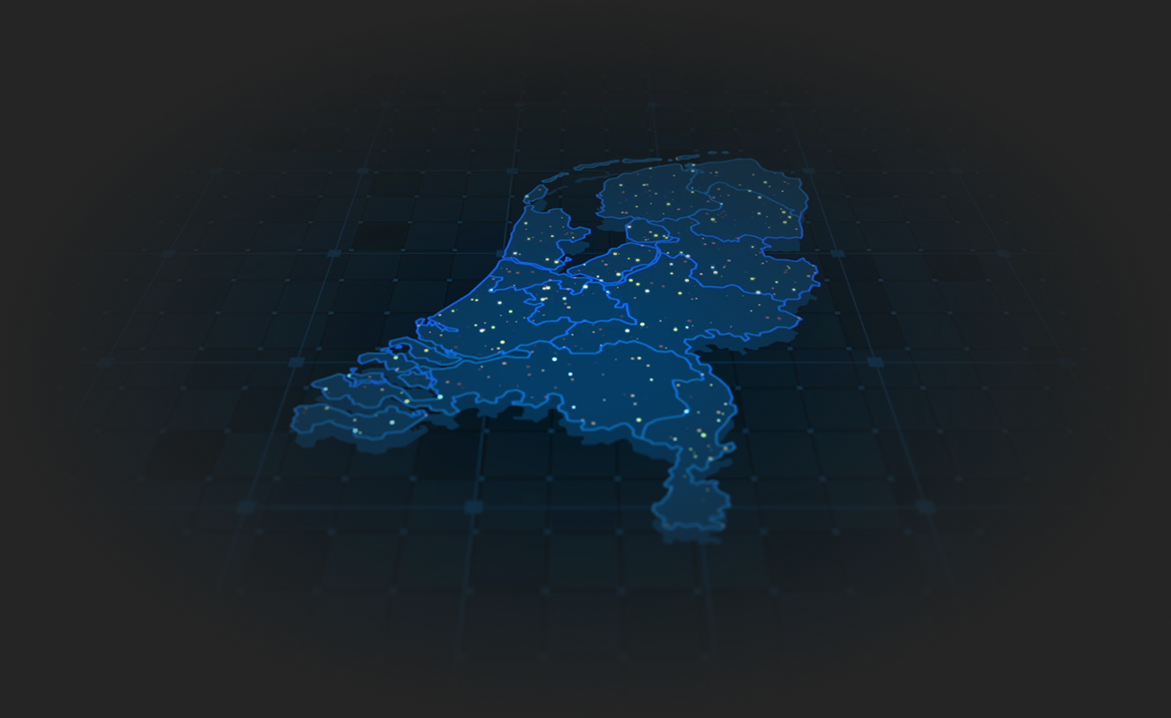 Kaart van Nederland
